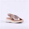 Oh My Sandals Criss Cross Slingback - Metallic